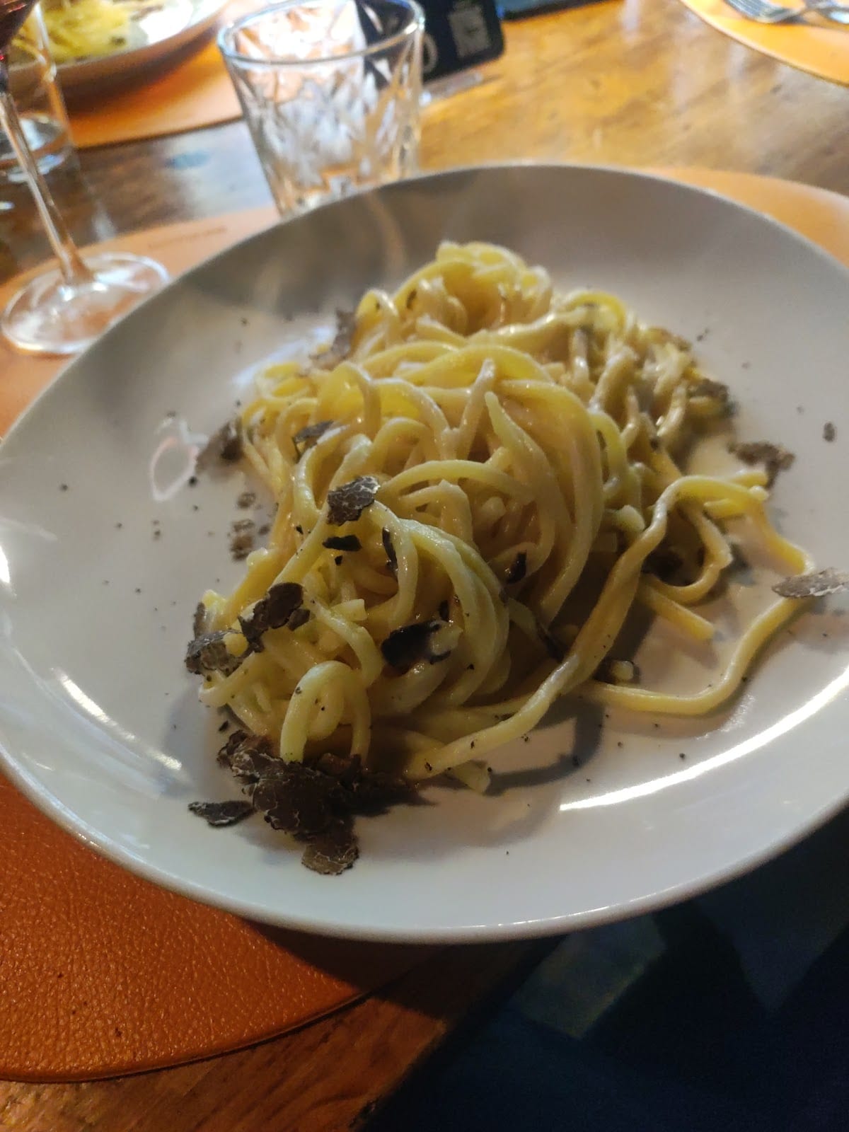 Spaghetti al tartufo nero